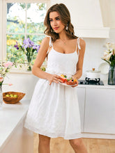 Solid Woven Camisole Summer Mini Dress For Women